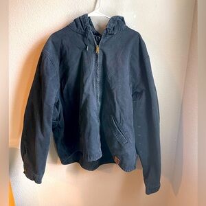 Carhartt Jacket 2XL black leather